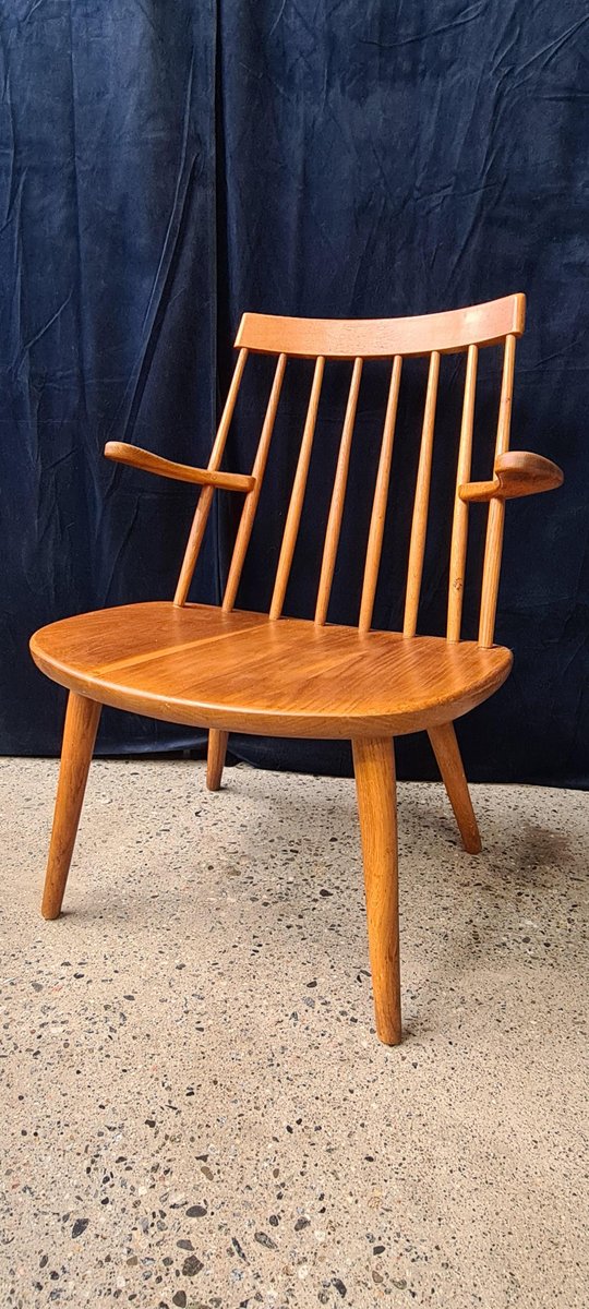 Sibbo Oak Chair by Yngve Ekström for Stolab, 1955