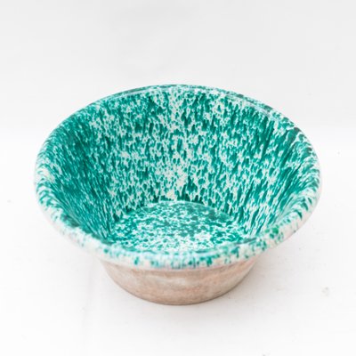 Sicilian Enamelled Bowl for Food, 1920s-NZV-2027612