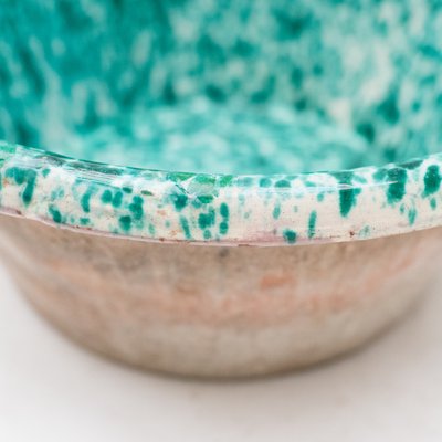 Sicilian Enamelled Bowl for Food, 1920s-NZV-2027612