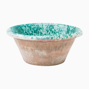 Sicilian Enamelled Bowl for Food, 1920s-NZV-2027612