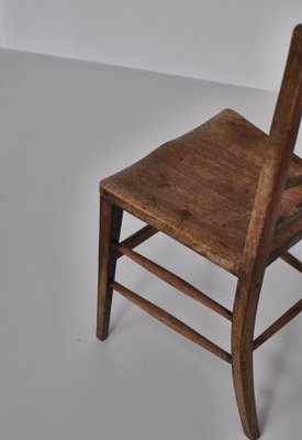 Side Chair in Patinated Mahogany in the Style of Fritz Hansen, Denmark-WRF-952997