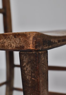 Side Chair in Patinated Mahogany in the Style of Fritz Hansen, Denmark-WRF-952997