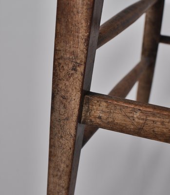 Side Chair in Patinated Mahogany in the Style of Fritz Hansen, Denmark-WRF-952997