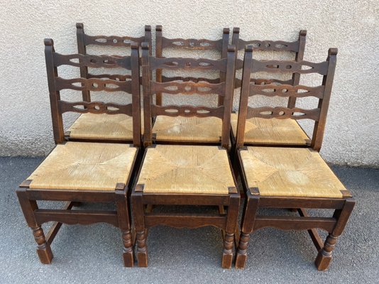 Side Chairs, 1950s, Set of 6-SDV-951430