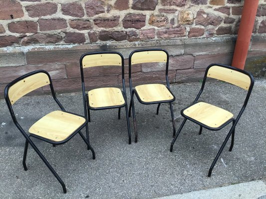 Side Chairs, 1960s, Set of 4-GQM-739583