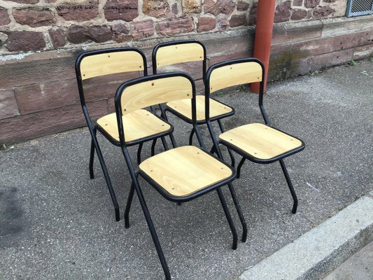 Side Chairs, 1960s, Set of 4-GQM-739583