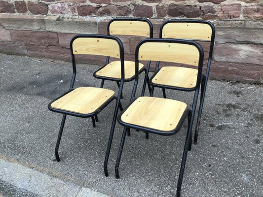 Side Chairs, 1960s, Set of 4-GQM-739583