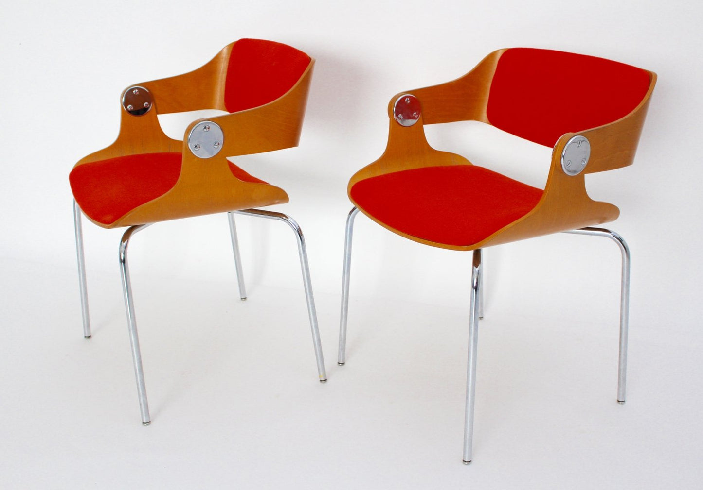 Side Chairs by Eugen Schmidt, 1960s, Set of 2