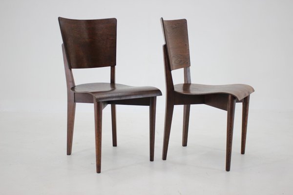 Side Chairs by J Halabala for UP Zavody, 1950s, Set of 2-TZ-1134365