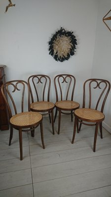 Side Chairs by Michael Thonet, 1960s, Set of 4-AJN-1442210