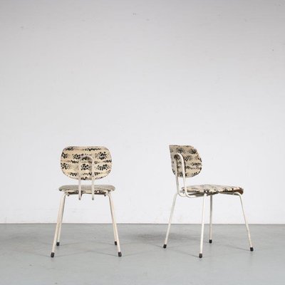 Side Chairs by Willy Van Der Meeren for Tubax, Belgium, 1950s, Set of 2-DV-1361498