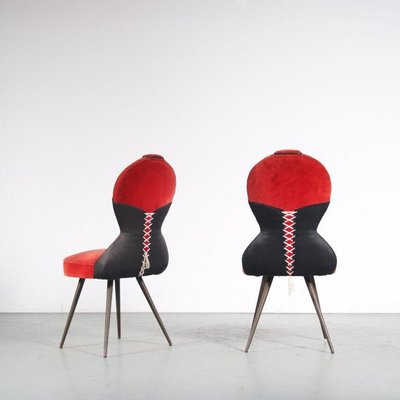 Side Chairs, France, 1950s, Set of 2-GG-1369683