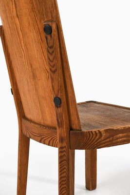 Side Chairs in Acid-Stained and Oiled Pine attributed to Axel Einar Hjorth, 1932, Set of 2-SC-2022137