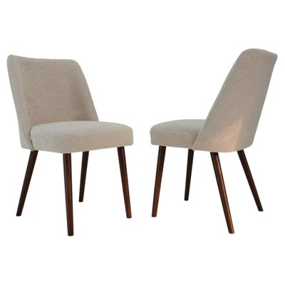 Side Chairs in Bouclé, 1960s, Set of 2-TZ-1249247