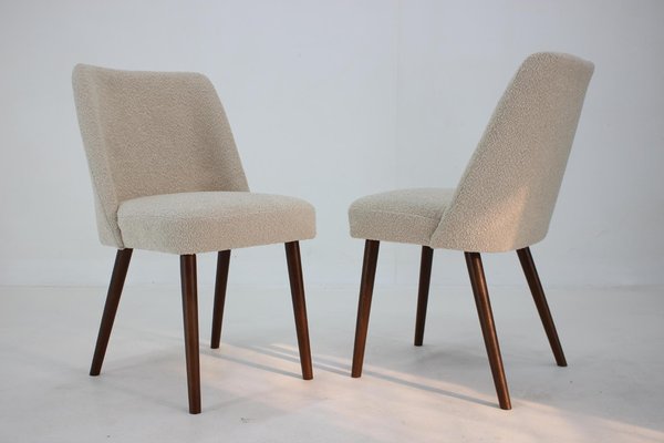 Side Chairs in Bouclé, 1960s, Set of 2-TZ-1249247