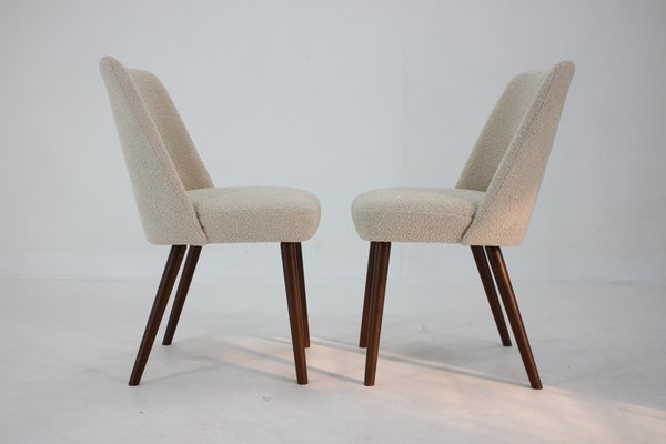 Side Chairs in Bouclé, 1960s, Set of 2-TZ-1249247