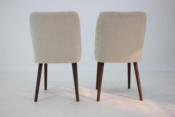 Side Chairs in Bouclé, 1960s, Set of 2-TZ-1249247