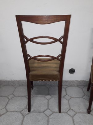 Side Chairs in Walnut, 1960s, Set of 6-AKA-1344182