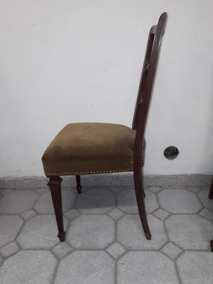 Side Chairs in Walnut, 1960s, Set of 6-AKA-1344182