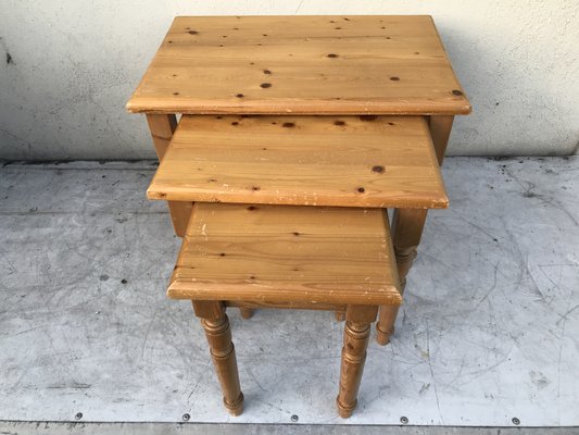 Side Nesting Tables, 1970s, Set of 3-WQQ-1444630