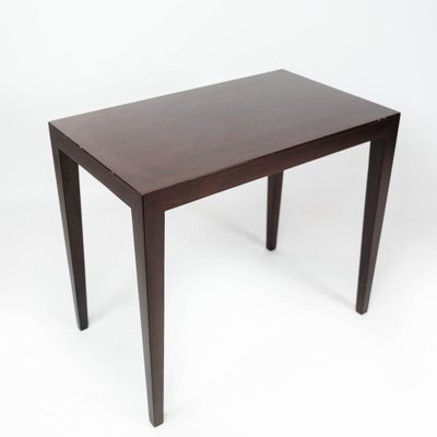 Side Table in Mahogany by Severin Hansen for Haslev Furniture, 1960s-UY-1005707