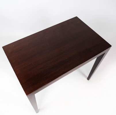 Side Table in Mahogany by Severin Hansen for Haslev Furniture, 1960s-UY-1005707