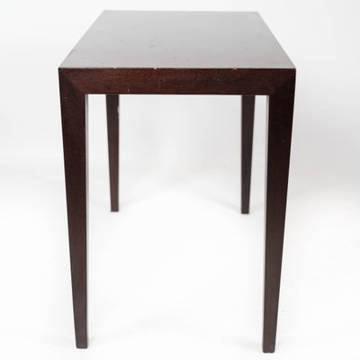 Side Table in Mahogany by Severin Hansen for Haslev Furniture, 1960s-UY-1005707