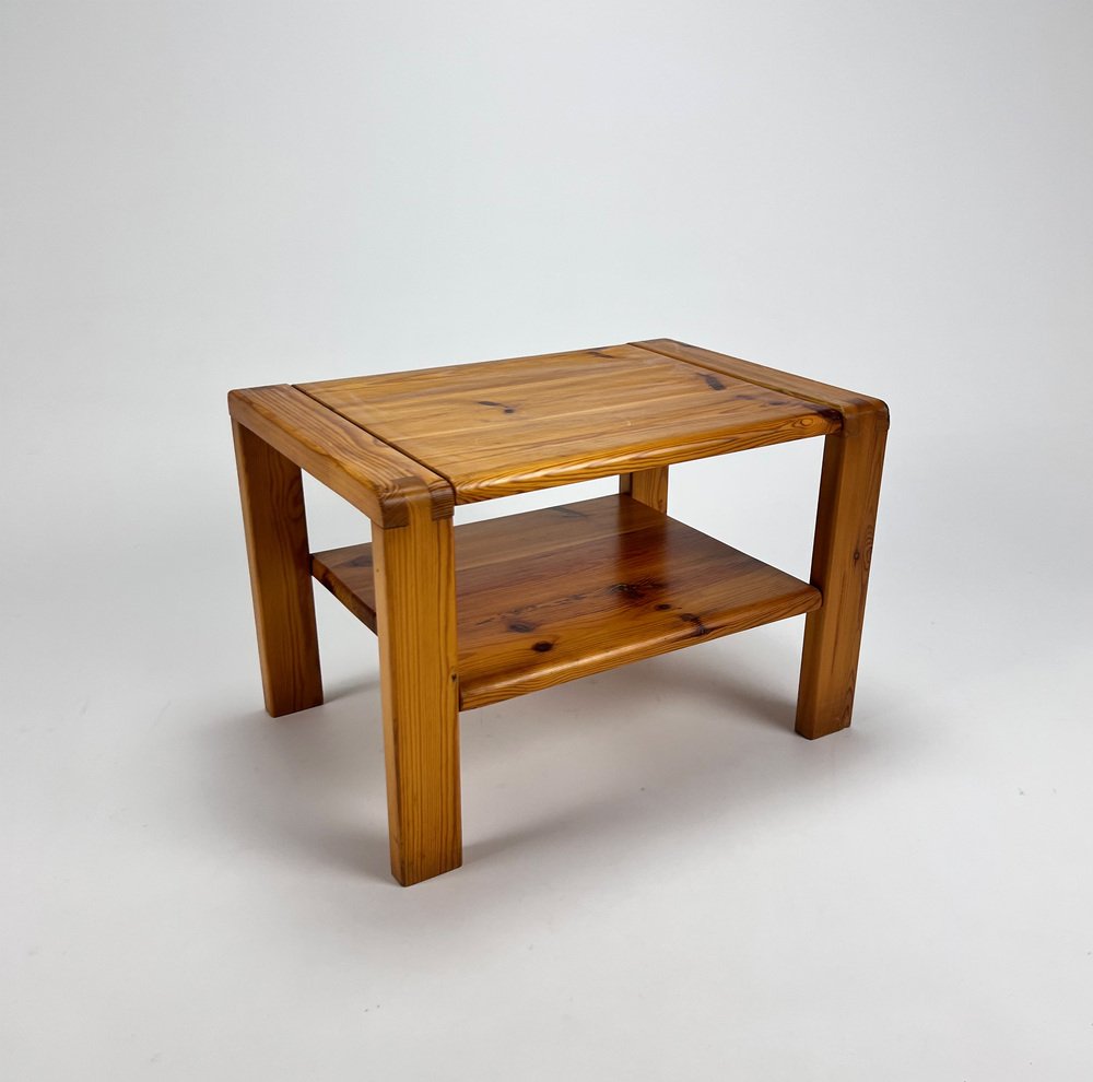 Side Table in Pine from Maison Regain, 1970