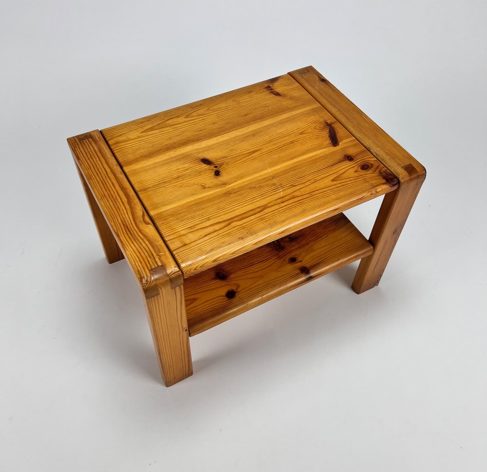 Side Table in Pine from Maison Regain, 1970