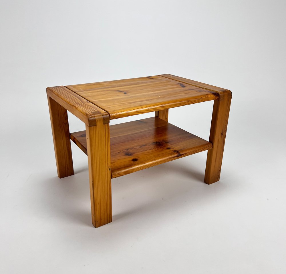 Side Table in Pine from Maison Regain, 1970