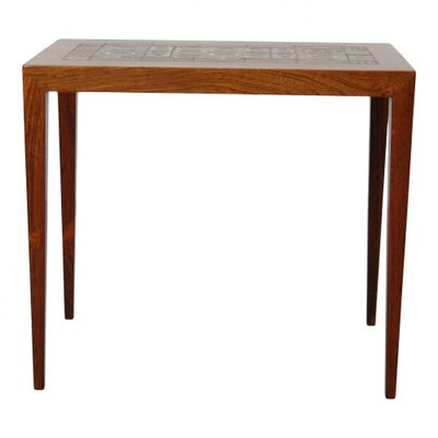 Side Table in Rosewood with Ceramic Top by Severin Hansen-MTD-1400229