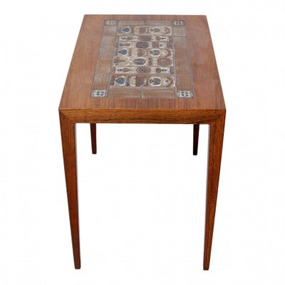 Side Table in Rosewood with Ceramic Top by Severin Hansen-MTD-1400229