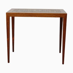 Side Table in Rosewood with Ceramic Top by Severin Hansen-MTD-1400229