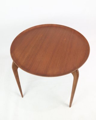 Side Table in Teak by Svend Willumsen & H Engholm attributed to Fritz Hansen, 1950s-UY-1813953