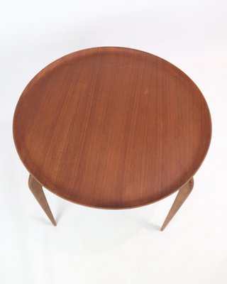 Side Table in Teak by Svend Willumsen & H Engholm attributed to Fritz Hansen, 1950s-UY-1813953