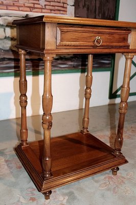 Side Table in Walnut, 1900s-RVK-1105537