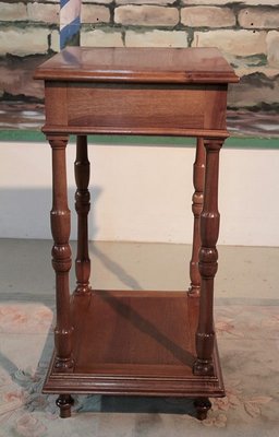 Side Table in Walnut, 1900s-RVK-1105537