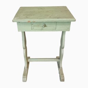 Side Table Wall Table in Mint Green, 1920s-IFQ-2028205