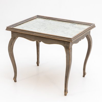 Side Table with Bavarian Map Top, 18th Century-VEI-1748815