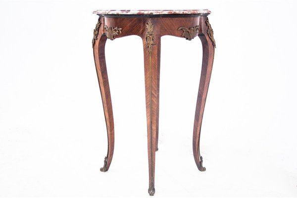 Side Table with Marble Top, France, 1910s-BXB-1700371