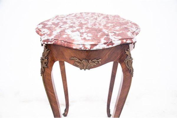 Side Table with Marble Top, France, 1910s-BXB-1700371