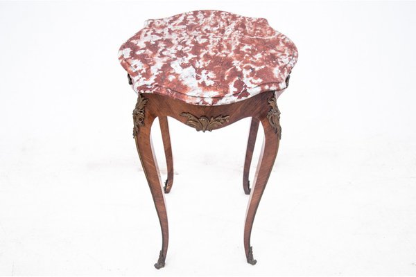 Side Table with Marble Top, France, 1910s-BXB-1700371