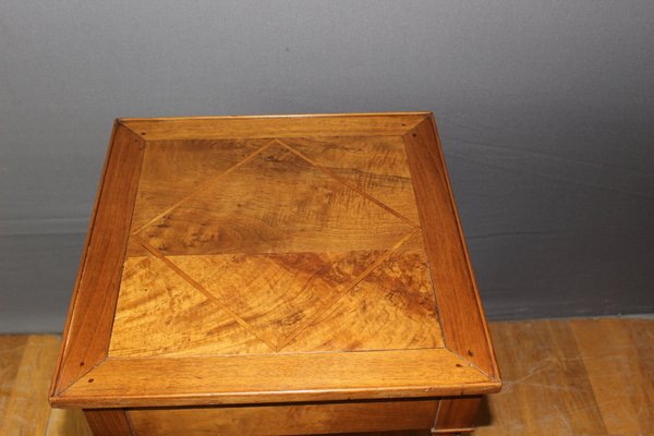 Side Table with Two Walnut Trays, 19th Century-BCR-1436047