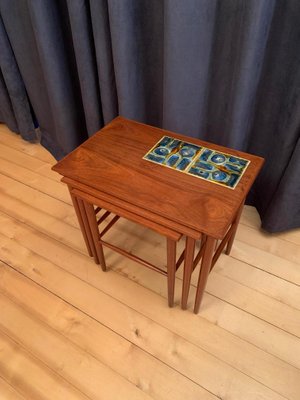 Side Tables, 1960s, Denmark, Set of 3-RTR-820019