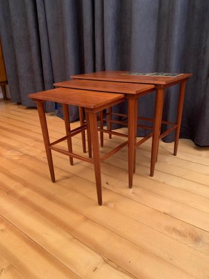 Side Tables, 1960s, Denmark, Set of 3-RTR-820019