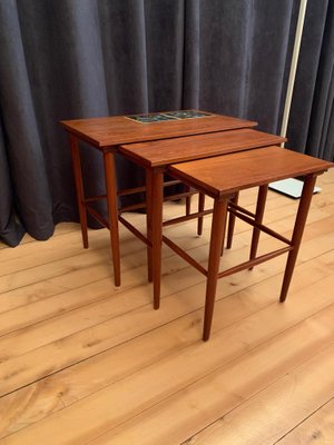 Side Tables, 1960s, Denmark, Set of 3-RTR-820019