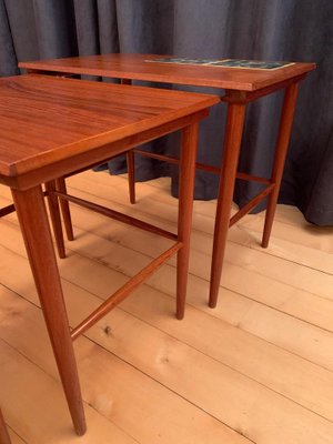 Side Tables, 1960s, Denmark, Set of 3-RTR-820019