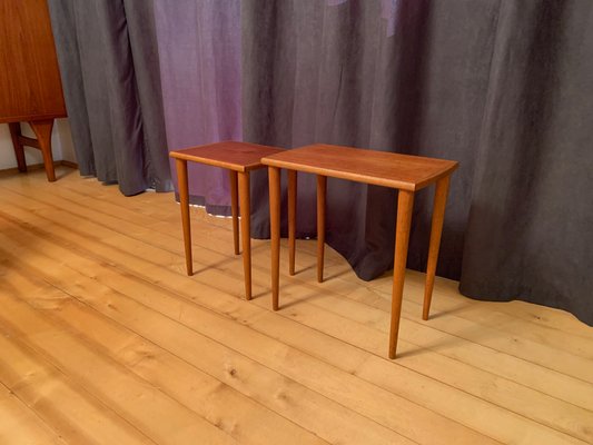 Side Tables, Denmark, 1960s, Set of 2-VQM-1702548