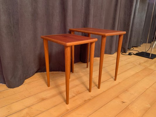 Side Tables, Denmark, 1960s, Set of 2-VQM-1702548