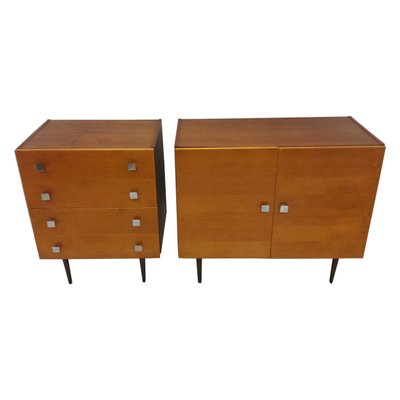 Sideboard and Chest of Drawers by František Mezulánik, 1960s, Set of 2-TZ-899264